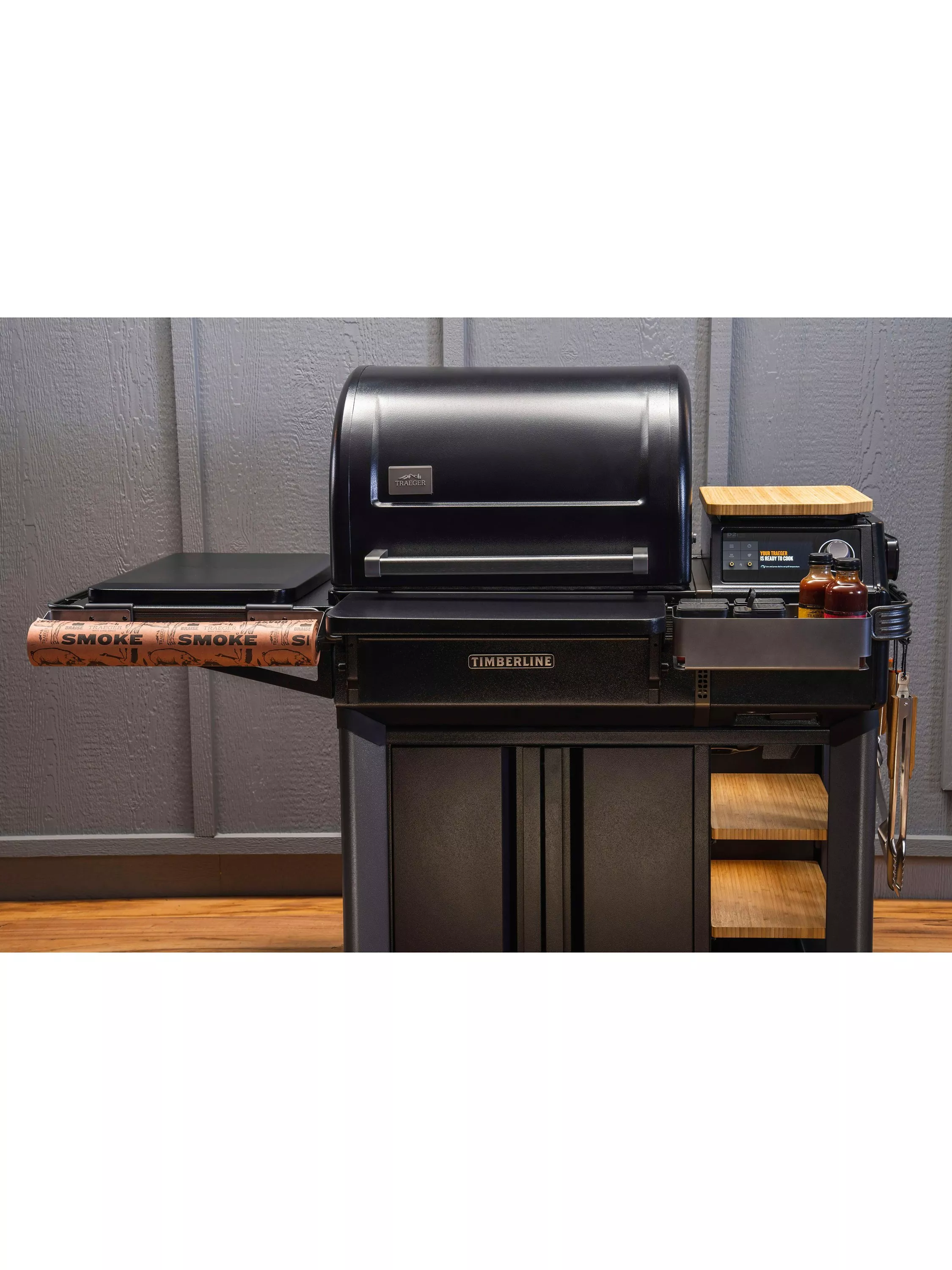 Traeger Timberline UK Wood Pellet Smart BBQ, Black - Image 5