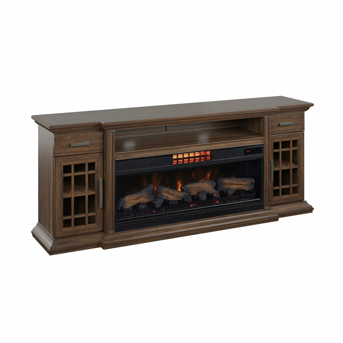 Tresanti Everett Media Mantel with ClassicFlame CoolGlow 2-in-1 Electric Fireplace & Fan - Image 6