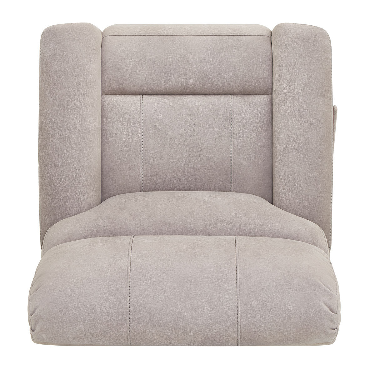 True Innovations Hayden Beige Fabric Manual Recliner Chair - Image 8