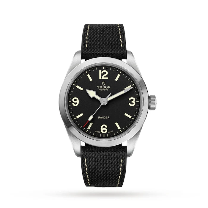 Tudor Automatic 39mm Men’s Watch with Black Material Dial, Stainless Steel Case, 100m Water Resistant / M79950-0002