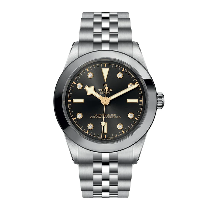 Tudor Automatic 39mm Men’s Watch with Grey Material Dial, Stainless Steel Case & Bracelet, 100m Water Resistant / M79660-0004