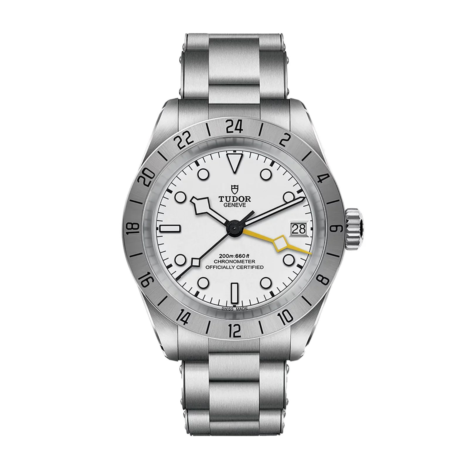 Tudor Automatic 39mm Men’s Watch with Opaline Material Dial, Stainless Steel Case & Bracelet, 200m Water Resistant / M79470-0004