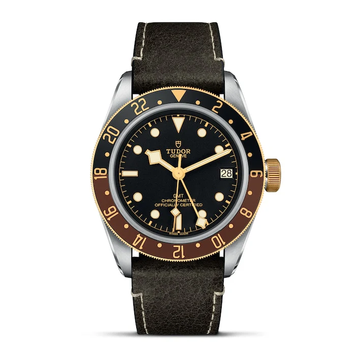 Tudor Automatic 41mm Men’s Watch with Black Material Dial, Stainless Steel Case, 200m Water Resistant / M79833MN-0003