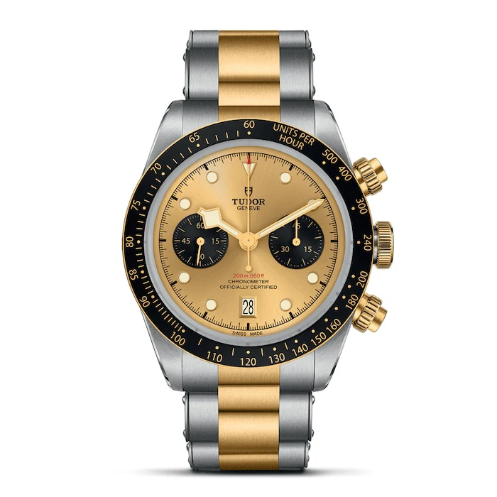 Tudor Automatic 41mm Men’s Watch with Champagne Material Dial, Stainless Steel Case & Bracelet, 200m Water Resistant / M79363N-0007
