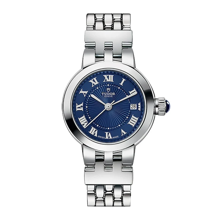 Tudor Clair de Rose 26mm steel case blue dial Luxury Watch Luxury Watch Swiss Made High Precision Movement  M35200-0009