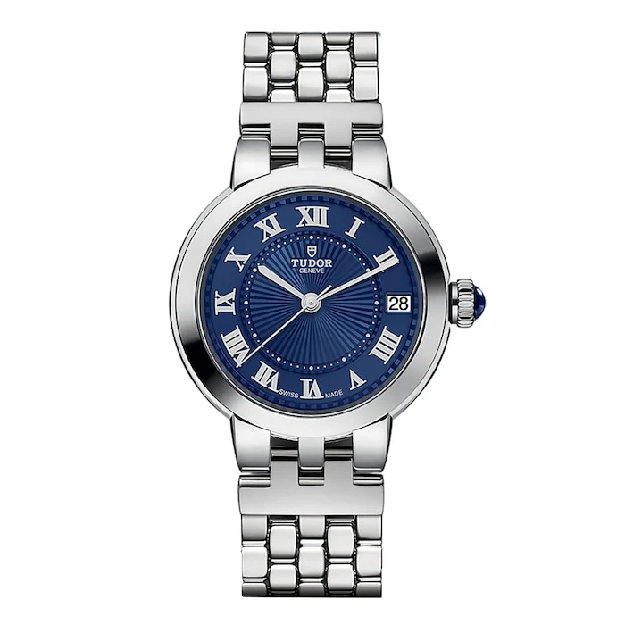 Tudor Clair de Rose 34mm steel case blue dial Luxury Watch Luxury Watch Swiss Made High Precision Movement  M35800-0009