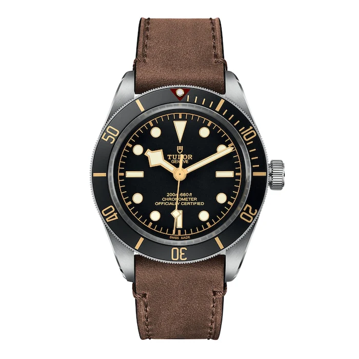 Tudor Heritage Automatic 39mm Men’s Watch with Black Material Dial, Stainless Steel Case, 200m Water Resistant / M79030N-0002