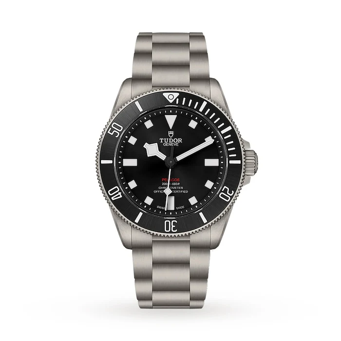 Tudor Heritage Automatic 39mm Men’s Watch with Black Material Dial, Titanium Case, 200m Water Resistant / M25407N-0001
