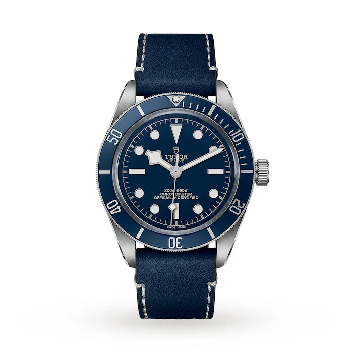 Tudor Heritage Automatic 39mm Men’s Watch with Blue Material Dial, Stainless Steel Case, 200m Water Resistant / M79030B-0002