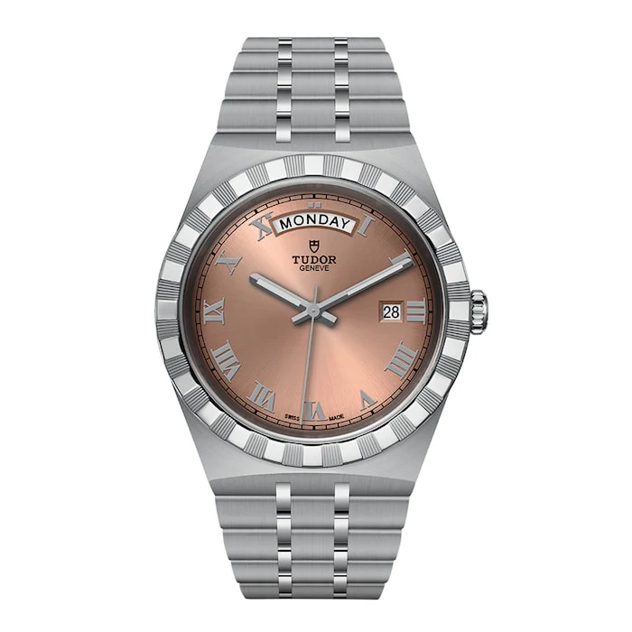 Tudor Sport Automatic 41mm Men’s Watch with Pink Material Dial, Stainless Steel Case & Bracelet, 100m Water Resistant / M28600-0009