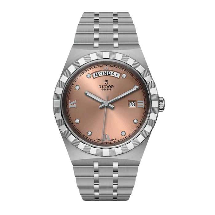 Tudor Sport Automatic 41mm Men’s Watch with Pink Material Dial, Stainless Steel Case & Bracelet, 100m Water Resistant / M28600-0011
