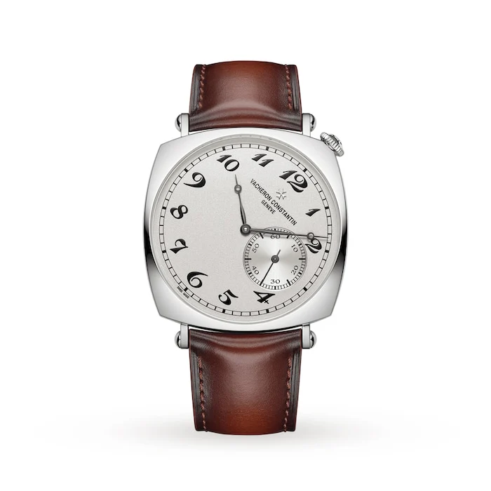 Vacheron Constantin 40mm Men’s Watch with Silver Material Dial, Gold Case, 30m Water Resistant / 82035/000G-B735