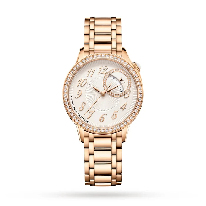 Vacheron Constantin Automatic 35mm Men’s Watch with Champagne Material Dial, Gold Case, 30m Water Resistant / 4605F/110R-B496
