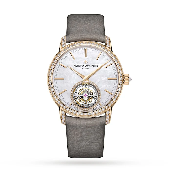Vacheron Constantin Automatic 39mm Men’s Watch with White Material Dial, Gold Case, 30m Water Resistant / 6035T/000R-B634