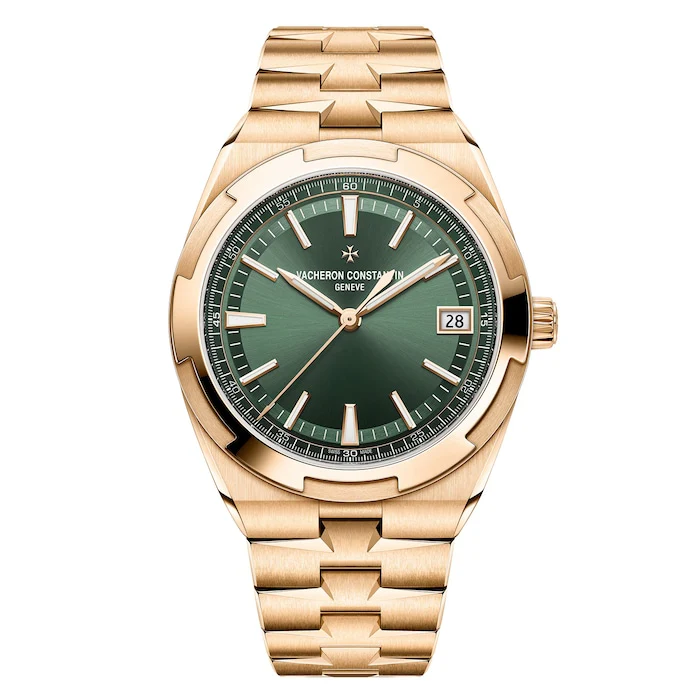 Vacheron Constantin Automatic 41mm Men’s Watch with Green Material Dial, Gold Case, 150m Water Resistant / 4520V/210R-B967