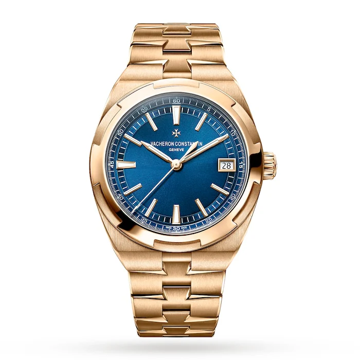 Vacheron Constantin Elegance Manual Wind 41mm Men’s Watch with Blue Material Dial, Gold Case, 150m Water Resistant / 4500V/110R-B705
