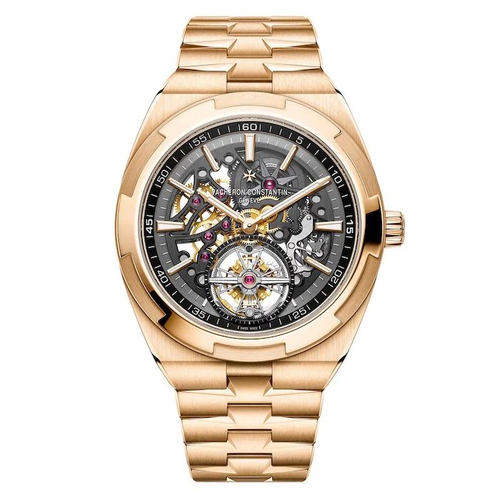 Vacheron Constantin Men’s Watch with Black Material Dial, Gold Case, 50m Water Resistant / 6000V/210R-B934