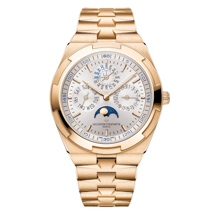 Vacheron Constantin Men’s Watch with Silver Material Dial, Gold Case, 150m Water Resistant / 4300V/220R-B064