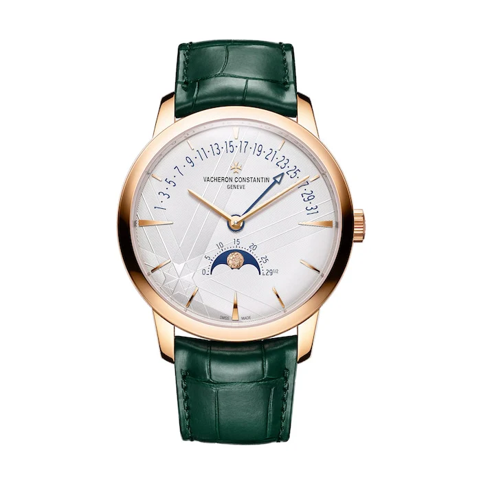 Vacheron Constantin Men’s Watch with Silver Material Dial, Gold Case, 30m Water Resistant / 4010U/000R-H117