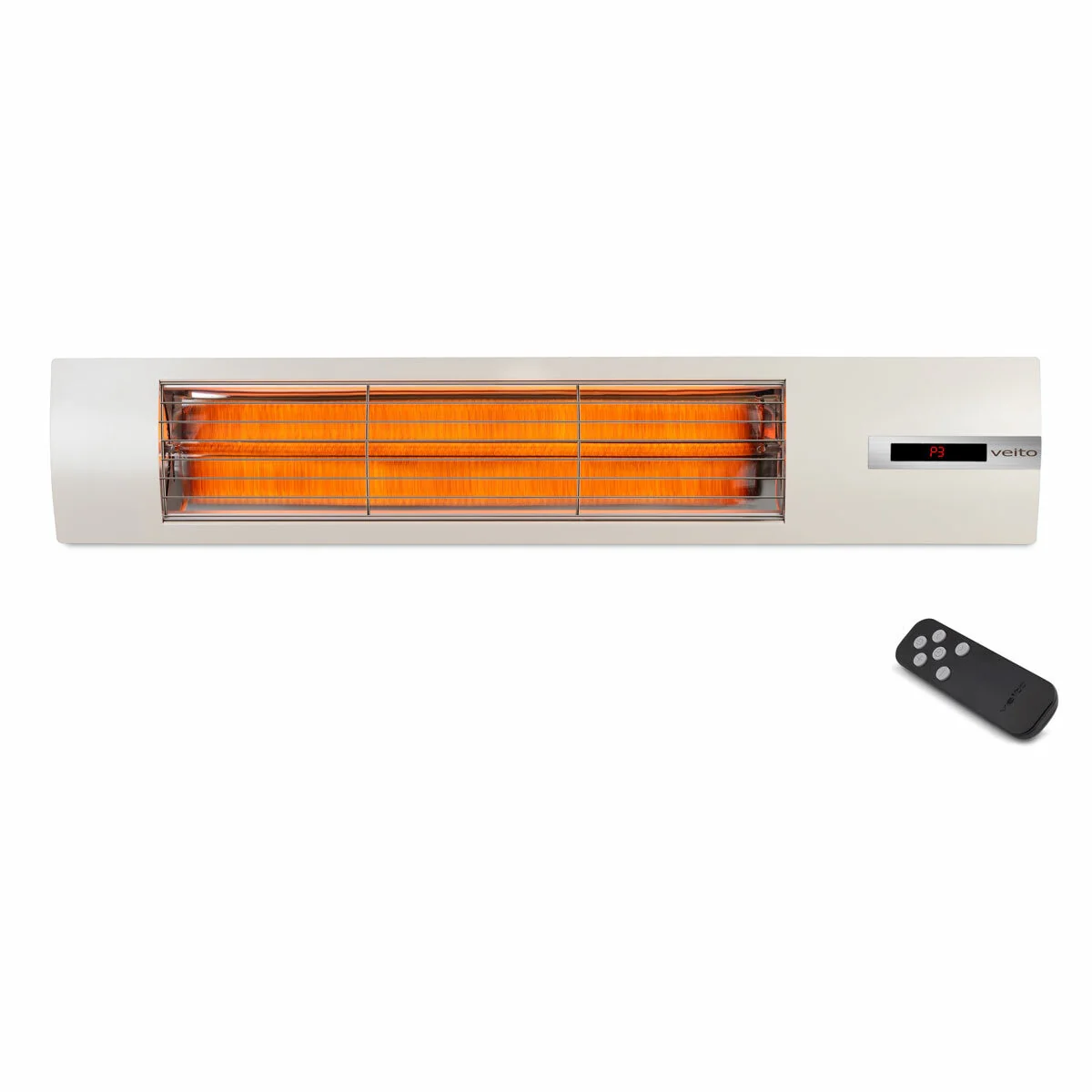 Veito Space S2500 Carbon Infrared Heater - White