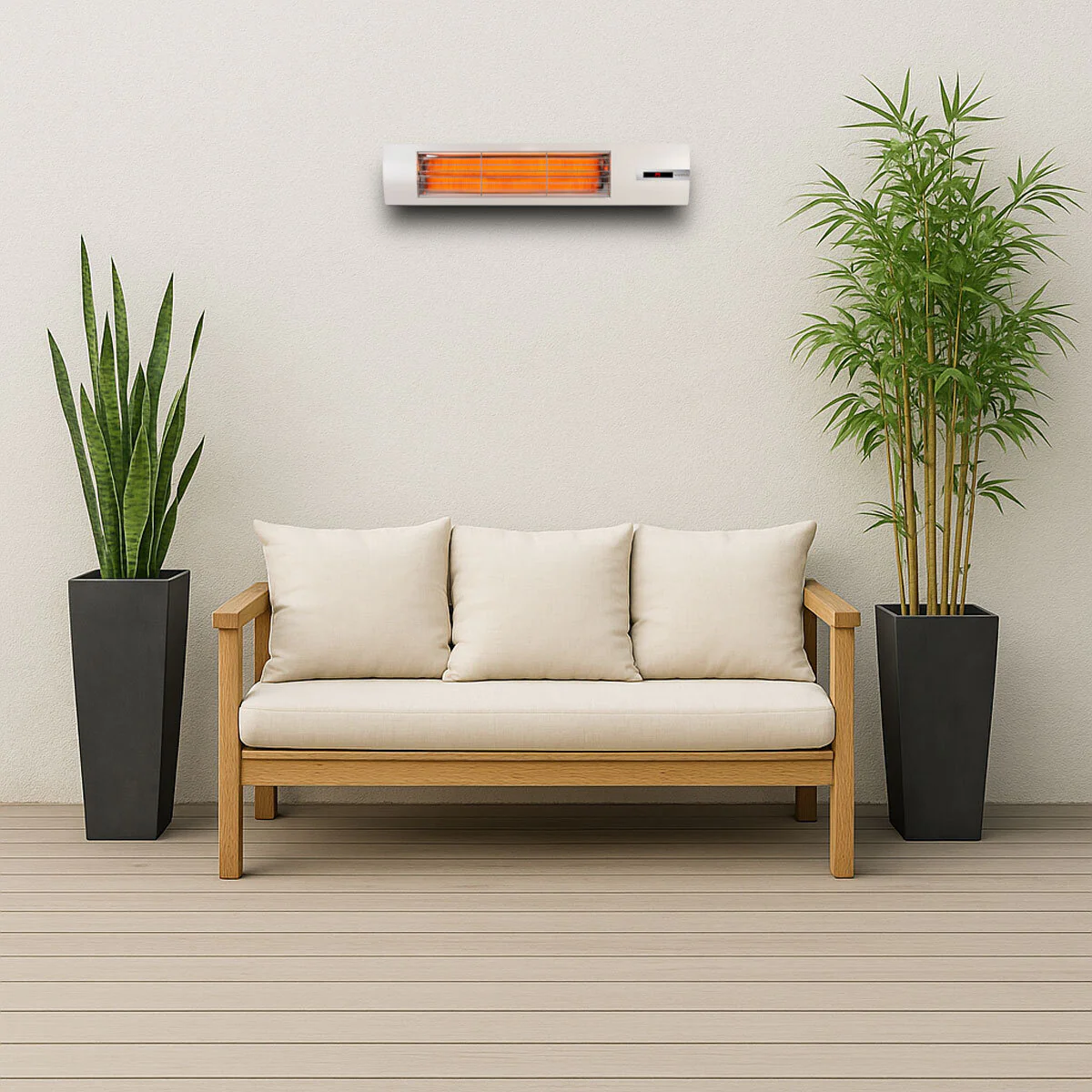 Veito Space S2500 Carbon Infrared Heater - White - Image 4
