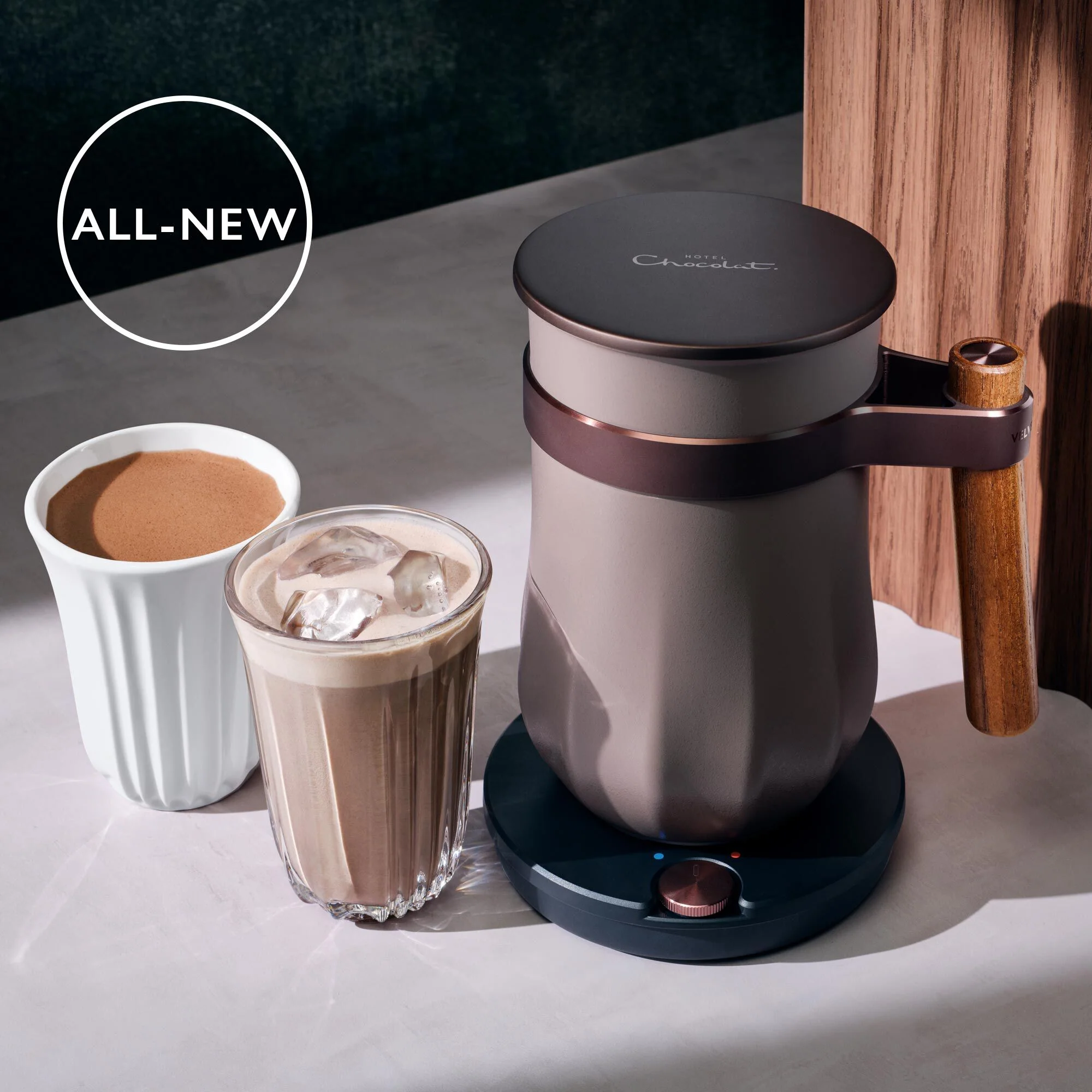 Hotel Chocolates Velvetiser - Pebble Hotel Chocolates All in One Velvertiser system with Podcup, Podglass With Saches