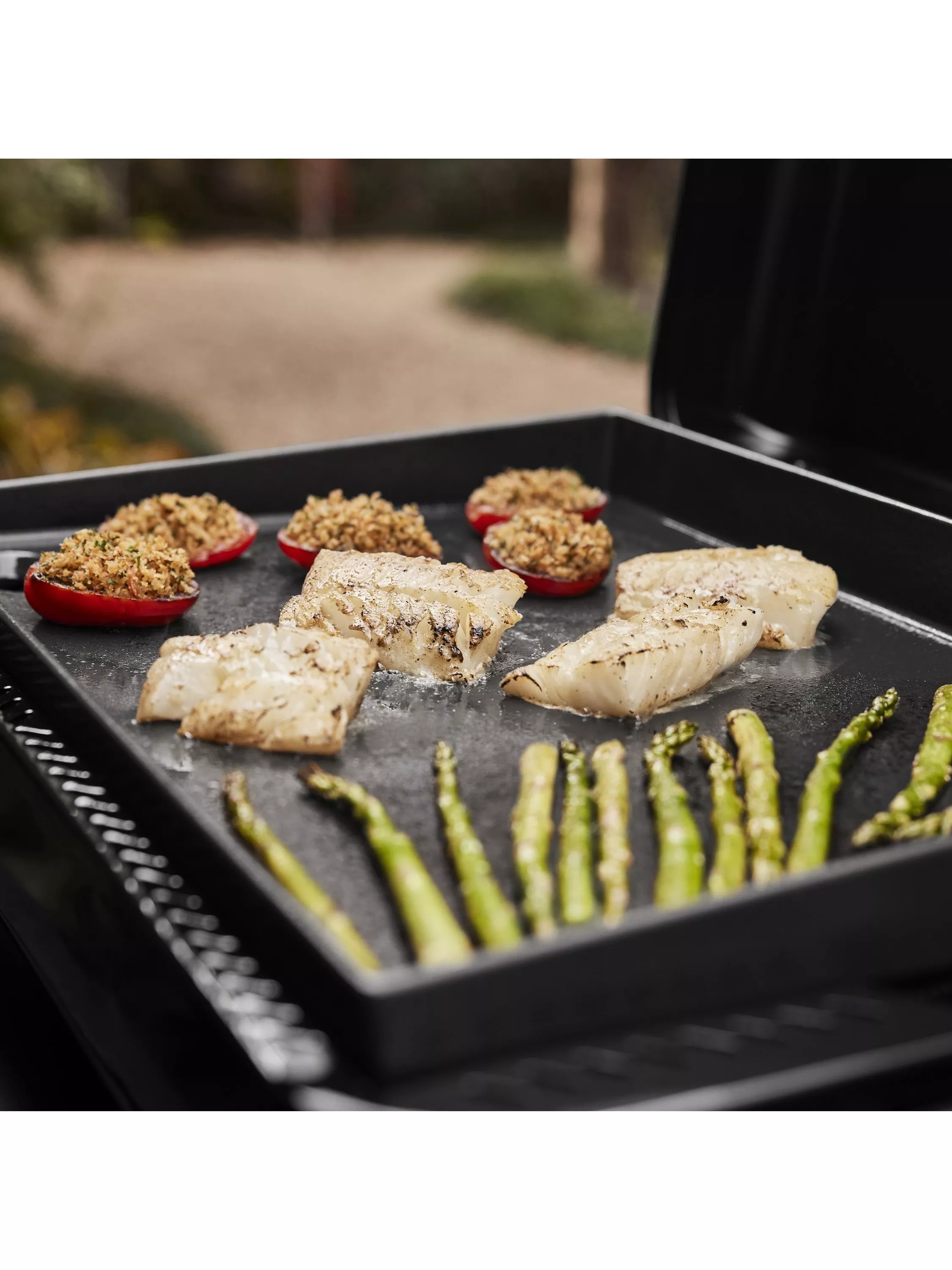 Weber Premium Griddle Portable Tabletop 2-Burner Gas BBQ, 56cm - Image 7