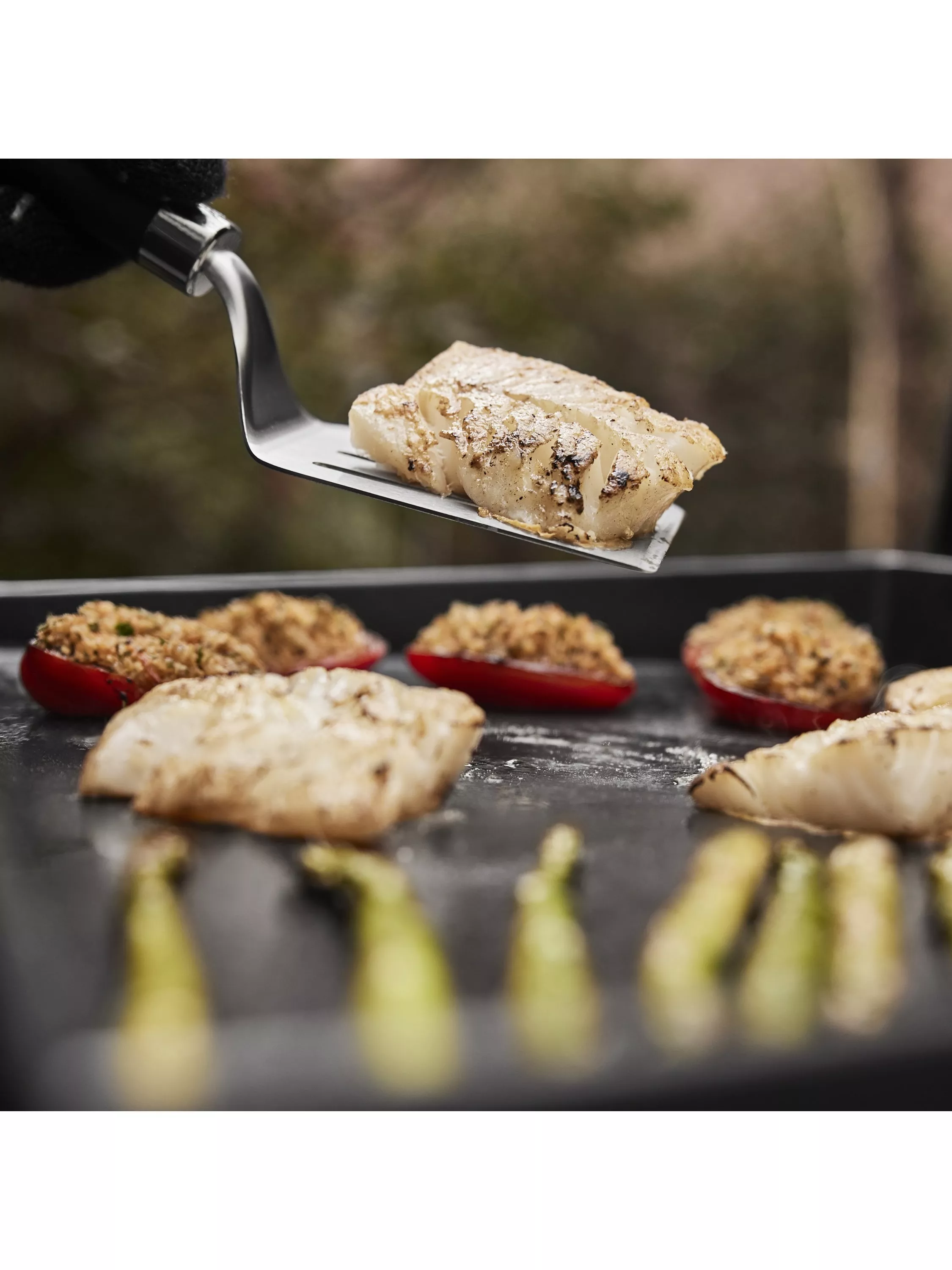 Weber Premium Griddle Portable Tabletop 2-Burner Gas BBQ, 56cm - Image 8