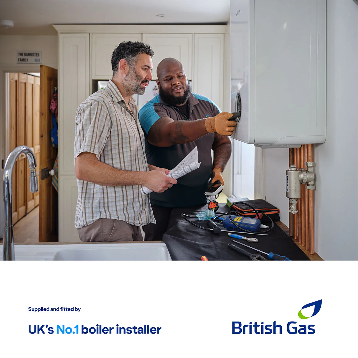 Worcester Bosch 4000 30kW Combi Boiler Installed by British Gas - Image 4