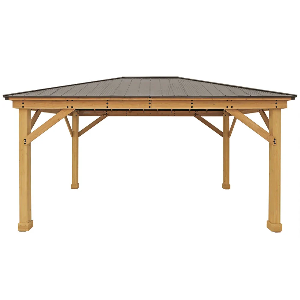 Yardistry Meridian Gazebo 12ft x 16ft (3.66m x 4.88m) - Image 8