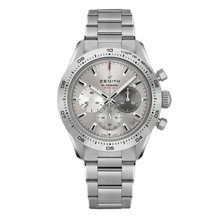 Zenith Chronomaster Sport 41mm Mens Watch Grey Luxury Watch Swiss Made Highâ Precision Movement Sapphire Crystal Stainless Steel Case 95.3100.3600/39.M3100
