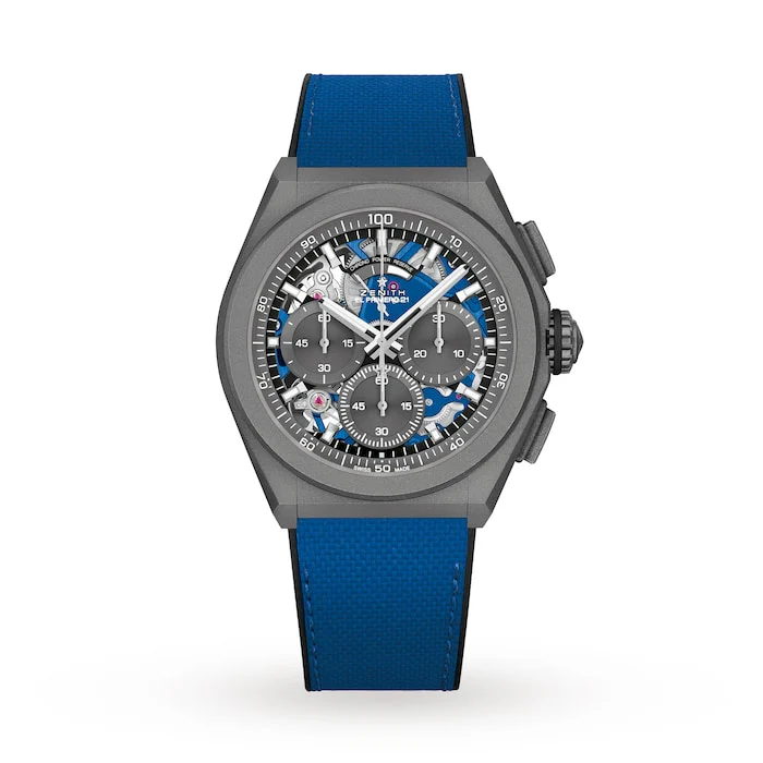 Zenith Heritage Automatic 44mm Men’s Watch with Skeleton Material Dial, Titanium Case, 100m Water Resistant / 97.9001.9004/81.R946